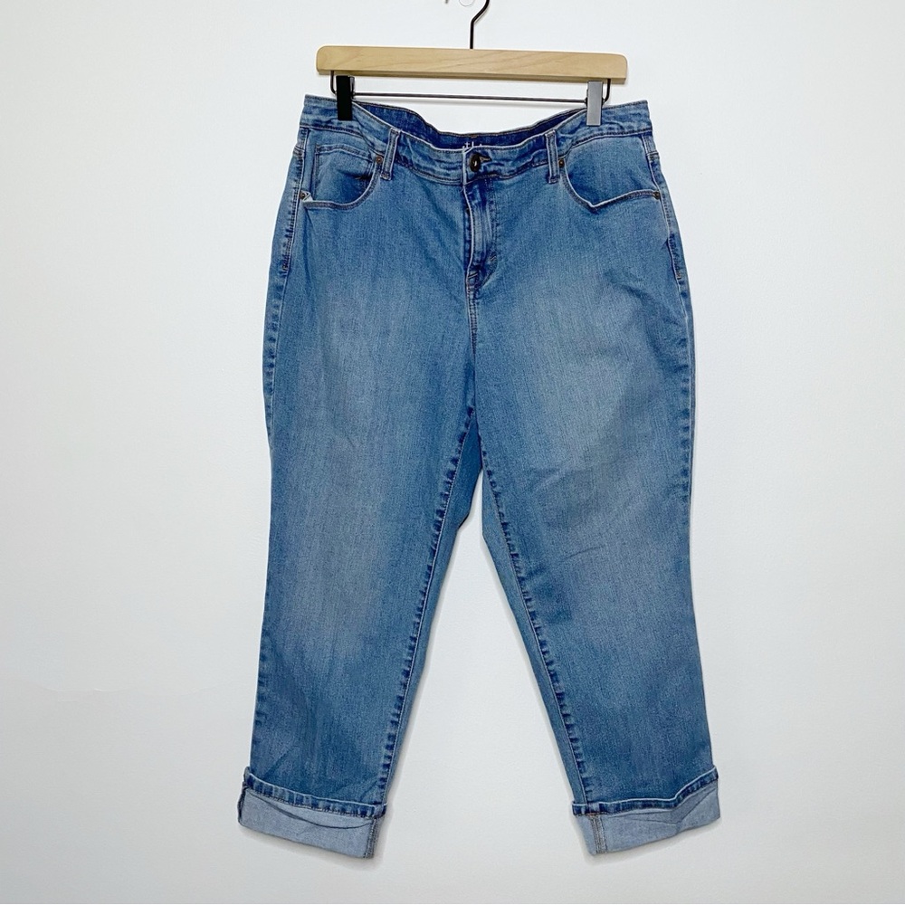 Style & Co. Capri Cuffed Cropped Jeans 14W